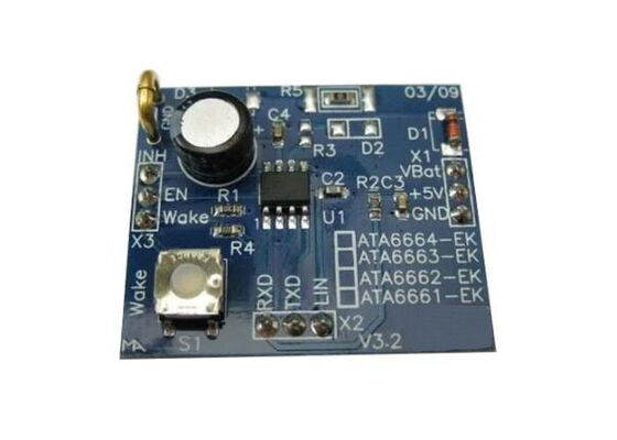 Papan Evaluasi Transceiver LIN ATA6664 Embedded Solutions ATA6664-EK