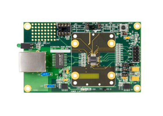 KSZ8851SNL-EVAL Solusi Tertanam KSZ8851SNL Ethernet SPI Controller Evaluation Board