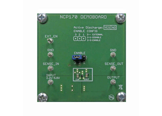 Papan Evaluasi Regulator Tegangan Linear 1-Saluran 4.3V Hingga 5.5V NCP170AXV330GEVB Solusi Tersemat