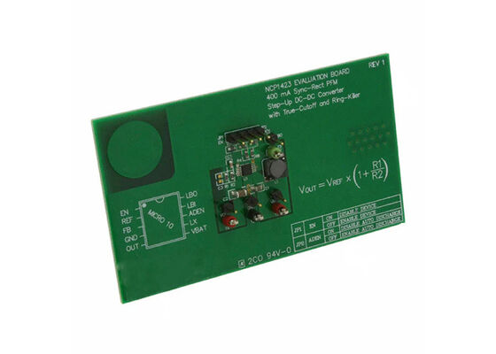 NCP1423EVB Solusi Tertanam 3.3V 400mA DC-DC Boost Converter Evaluation Board