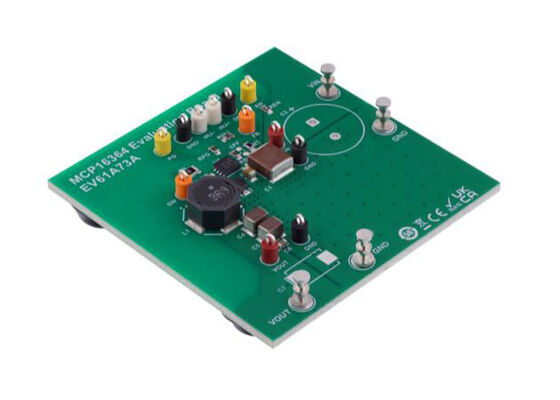 EV61A73A Papan Evaluasi Solusi Tertanam Untuk MCP16364 Step Down DC DC Converters