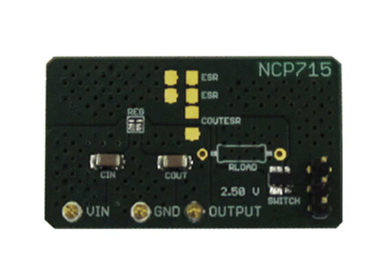 Papan Evaluasi Regulator Tegangan Linear 50mA 6V Hingga 24V NCP715MXTBGEVB Embedded Solutions
