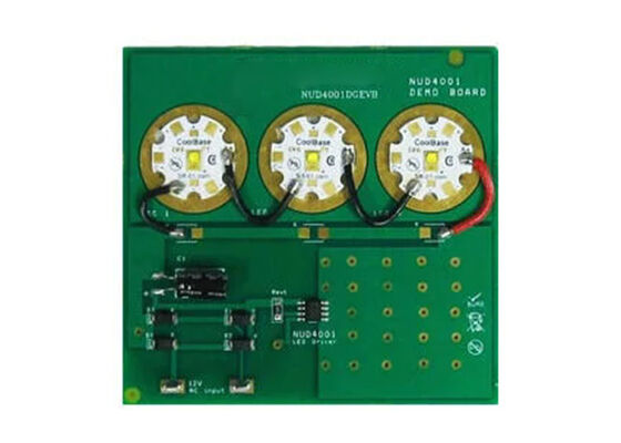 NUD4001DGEVB Solusi Tertanam Listrik Tinggi 12V 500mA LED Driver Evaluation Board