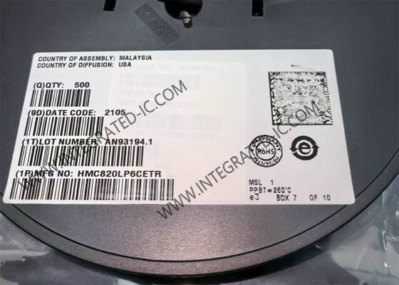 HMC820LP6CETR 5.1GHz Fraksi-N PLL Frekuensi Synthesizer Integrated Circuit Chip dengan Fase Noise Ultra Low