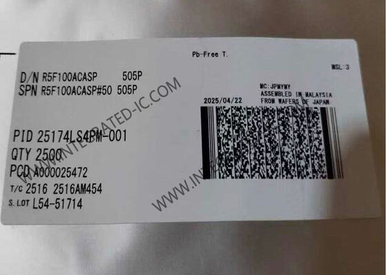 R5F100ACASP 32MHz 16-Bit Mikrokontroler MCU RL78 Core LSSOP30 Paket