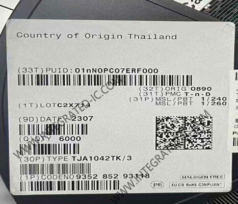 TJA1042TK Integrated Circuit Chip High-Speed CAN Transceiver Dengan Mode Siapkan