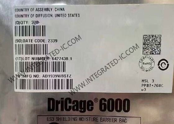 AD1939WBSTZ Kinerja Tinggi Resolusi 24-bit 192 kHz Konversi Tingkat Otomotif Kelas Audio Codec Integrated Circuit Chip