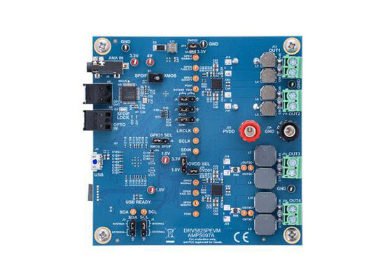 DRV5825PEVM Solusi Embedded DRV5825P 15A Mono Piezo Driver Evaluation Module