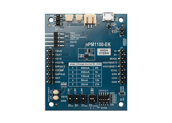 NPM1100-EKHV Embedded Solutions Battery Charger Power Management Evaluation Board (Dewan Evaluasi Manajemen Daya Baterai)