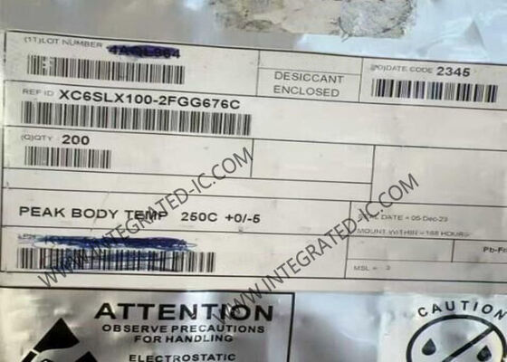 XC6SLX100-2FGG676C IC FPGA Spartan 6 LX dengan 480 I/O dan Paket 676-BGA untuk Aplikasi Daya Rendah