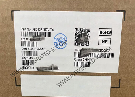 GD32F450VIT6 Mikrokontroler MCU 200MHz 32-Bit ARM Cortex-M4 dengan Paket LQFP100
