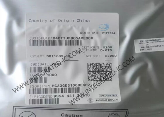 MC33GD3100BEKR2 Integrated Circuit Chip Single Channel Gate Driver dengan output puncak 15A dan isolasi galvanik untuk IGBT dan perangkat daya SiC