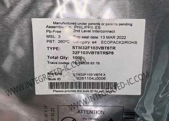 Mikrokontroler MCU STM32F103VBT6 dengan Inti 32-Bit ARM Cortex-M3 72MHz dan Memori Flash 128KB