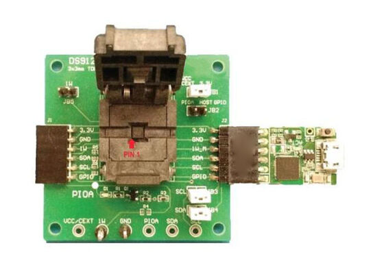 DS28E16EVKIT Solusi Tertanam DS28E16 DeepCover SHA-3 1-Wire Authenticator Kit Evaluasi