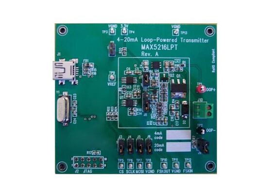 MAX5216LPTEVKIT Embedded Solutions MAX5216 16-Bit Rail-to-Rail DAC Converter Evaluation Board