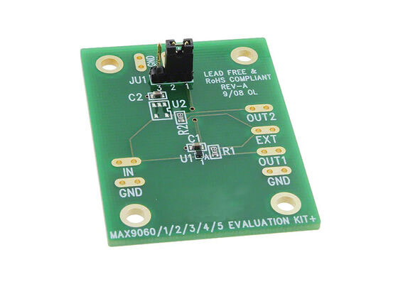 Papan Evaluasi Komparator Linear Tunggal MAX9060EVKIT Embedded Solutions 0.9 V Hingga 5.5V