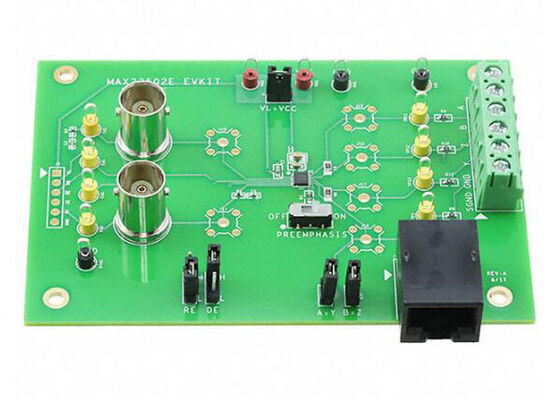 MAX22502EEVKIT Solusi Tersemat MAX22502E Papan Evaluasi Transceiver RS-485/RS-422 Full-Duplex