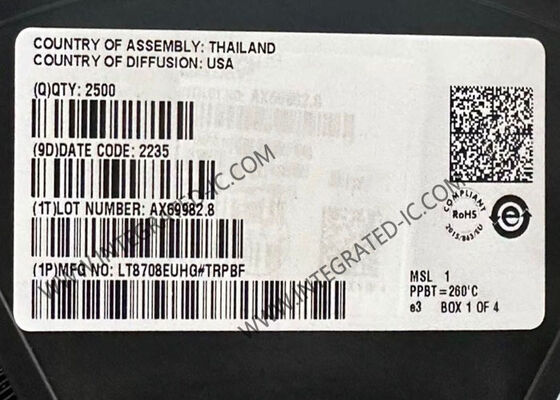 LT8708EUHG Integrated Circuit Chip 80V Bidirectional Buck-Boost DC/DC Controller dengan Frekuensi Switching 400 kHz