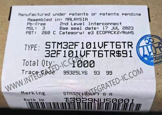 STM32F101VFT6TR Microcontroller MCU dengan 36MHz ARM Cortex-M3 Core dan 768KB Flash Memory