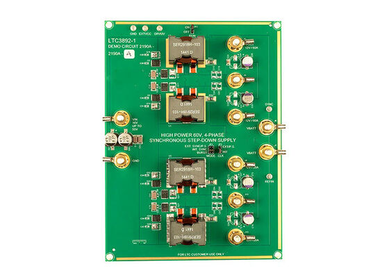 DC2190A-A Embedded Solutions 2-Phased Synchronous Step-Down DC/DC Controller Evaluation Board