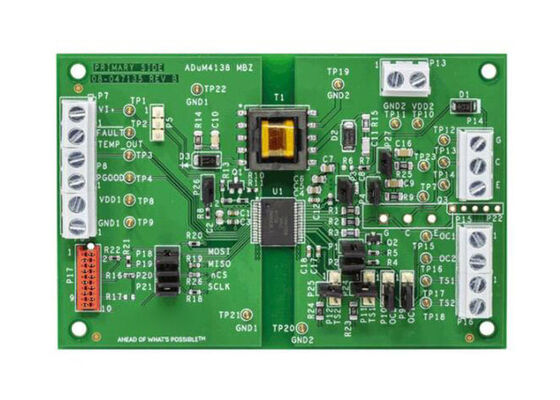 EVAL-ADUM4138EBZ Solusi Tertanam ADuM4138 iCoupler Terisolasi IGBT Gate Driver Evaluation Board