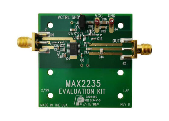 MAX2235EVKIT Solusi Tertanam MAX2235 1W Papan Evaluasi Amplifier Daya Autoramping