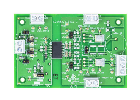 EVAL-ADUM4221EBZ Solusi Tertanam iCoupler Gate Driver Power Management Board Evaluation