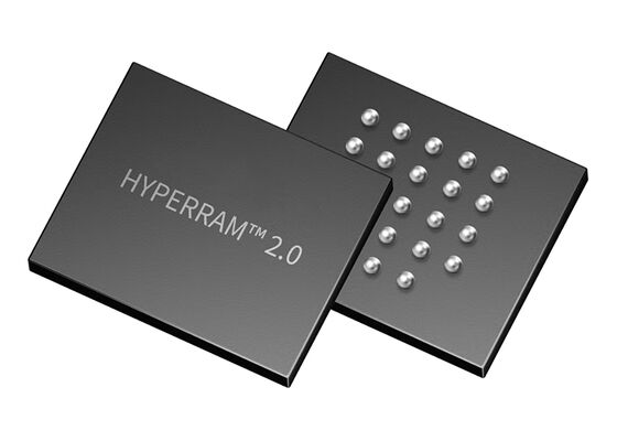 CYEL18V2562-200BKXE Memory IC Chip 256 MBit Pseudostatic RAM dengan Tegangan Operasi 1,8 V dan Frekuensi Antarmuka 200MHz