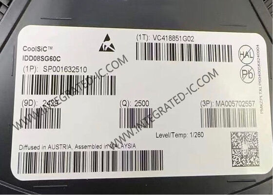IDD08SG60C 600V 8A CoolSiC Schottky Diode Integrated Circuit Chip dengan Kapasitas Perangkat Terendah