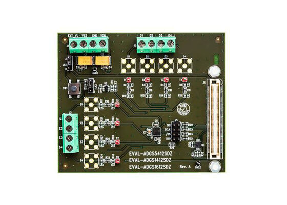EVAL-ADGS1412SDZ Solusi Tertanam ADGS1412 Quad SPST Switch Evaluation Board