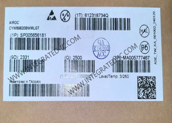 CYW89820BWMLGT BT IC 2.4GHz 3Mbps Single-Chip Bluetooth v5.0 Sistem Pada Chip
