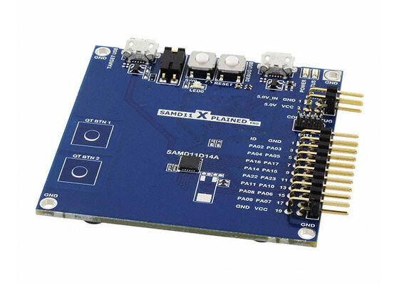 ATSAMD11-XPRO Embedded Solutions SAM D11 ARM Cortex-M0+ MCU 32-Bit Embedded Evaluation Board