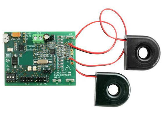 EVALSTPM34 Solusi Tertanam STPM34 Papan Evaluasi Pengukuran Energi Dual-Phase