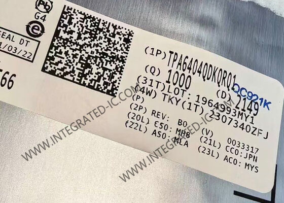 TPA6404QDKQRQ1 Integrated Circuit Chip 45W 4-Channel Automotive Grade Class-D Audio Amplifier