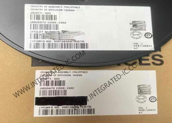 Chip Sirkuit Terpadu HMC589AST89E InGaP HBT MMIC Amplifier dengan Penguatan 21 dB dan Rentang Frekuensi DC hingga 4 GHz