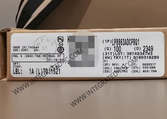 LP8863ADCPRQ1 Integrated Circuit Chip Automotive Grade LED Driver with Six 150-mA Channels and 3V to 48V Supply Voltage