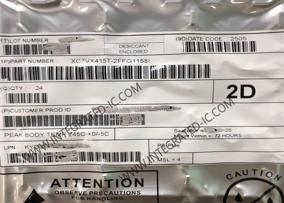 XC7VX415T-2FFG1158I 640MHz Bidang Gerbang yang Dapat Diprogram Array FPGA IC Logika yang Dapat Diprogram