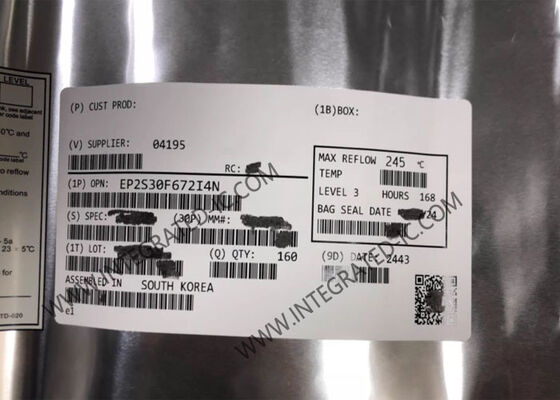 EP2S30F672I4N Stratix II FPGA dengan Memori 1.31Mbit Paket 672-FBGA dan 500 I/O