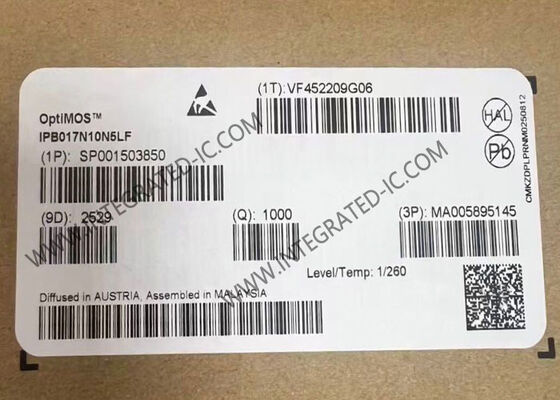 IPB017N10N5LF Integrated Circuit Chip N Channel 100V 180A MOSFET Transistor untuk aplikasi daya tinggi