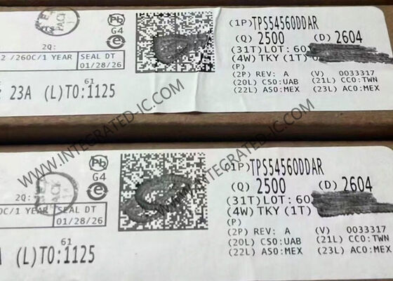 TPS54560DDAR Integrated Circuit Chip 4.5V hingga 60V 5A Step Down DC-DC Converter dengan Efisiensi Eco-modeTM