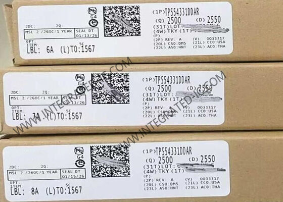 TPS54331DDAR Integrated Circuit Chip 3A 570kHz Step-Down Converter dengan Tegangan Masuk 28V HSOIC-8