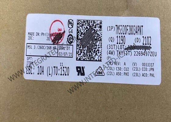 TMS320F28034PNT Microcontroller MCU C2000 Real-Time 32-Bit MCU dengan Kecepatan 60MHz dan 128KB Flash Memory