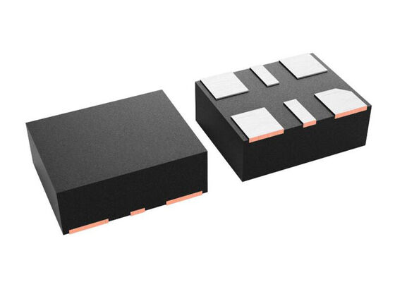 LMK6DA02500ADLFR Sirkuit Terpadu Chip Bulk-Acoustic-Wave Frekuensi Tetap Osilator LVDS VSON6