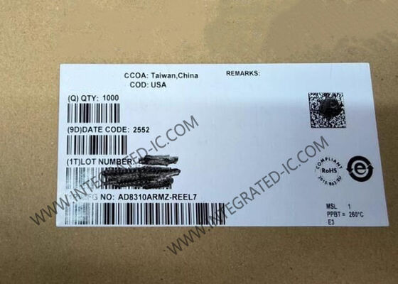 AD8310ARMZ Integrated Circuit Chip 95dB Logarithmic Amplifier MSOP8 Detektor Daya RF