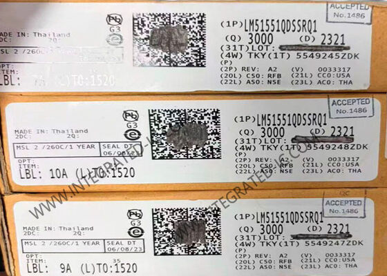 LM51551QDSSRQ1 Chip Sirkuit Terpadu 2.2MHz Lebar VIN 1,5A Pengontrol Peningkat