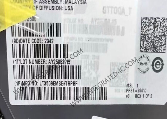 LT3509EMSE Chip Sirkuit Terpadu Regulator Step-Down Ganda 36V 700mA MSOP-16
