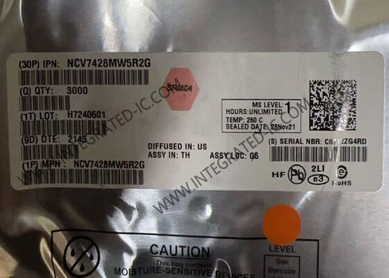 NCV7428MW5R2G Sirkuit Terpadu Chip 5.5V Hingga 28V Chip Dasar Sistem Otomotif