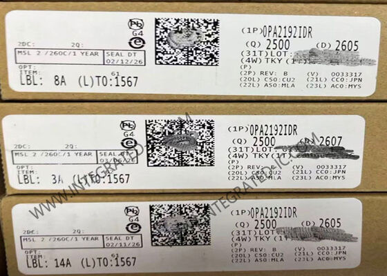 Chip Sirkuit Terpadu OPA2192IDR Penguat Operasional Presisi Arus Bias Input Rendah 36V Dengan E-trim