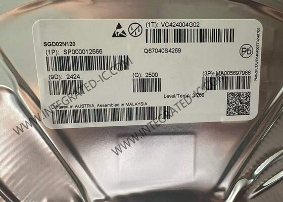 SGD02N120 1200V 2A IGBT Transistor dalam Paket TO-252-3 - Chip Semikonduktor Daya Tegangan Tinggi