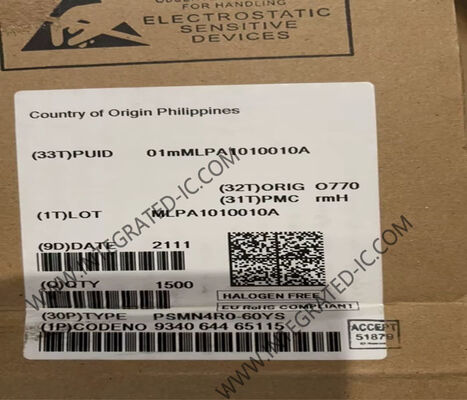 PSMN4R0-60YS 60V 74A 130W N-Channel MOSFET Transistor untuk aplikasi telekomunikasi dan industri